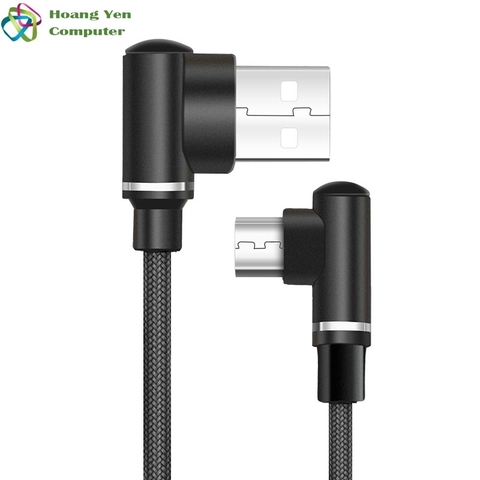 Cáp Sạc Nhanh Micro Usb Zealot C2M Cắm Ngang 90 Độ Cho Android - Chính Hãng 1 Đổi 1