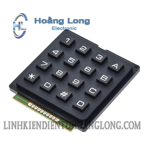 Bàn Phím Ma Trận Nhựa Cứng 4x4 Keypad