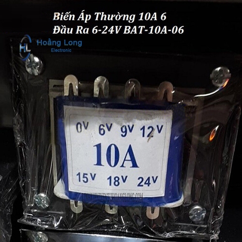 Biến Áp 10A 6 Đầu Ra 6-24V BAT-10A-06