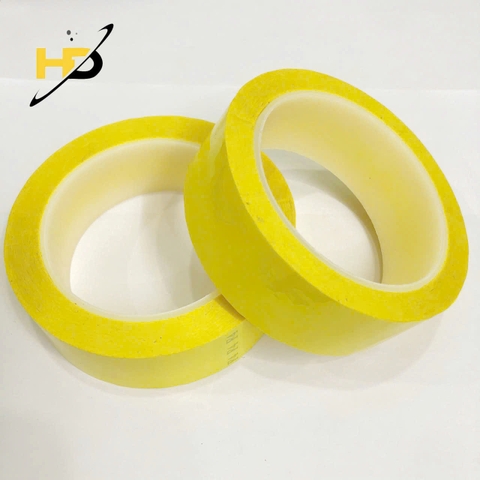 Băng Dính Chịu Nhiệt Màu Vàng Rộng 33mm Dài 66m Dùng Để Quấn Biến Áp