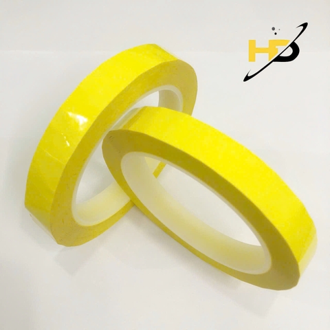 Băng Dính Vàng Quấn Biến Áp, Băng Dính Chịu Nhiệt Dài Rộng 15mm Dài 66m Mới