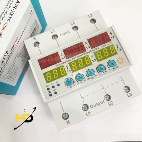 Thiết Bị Bảo Vệ Giám Sát Lỗi Điệp Áp Và Dòng Điện 3 Pha 80A