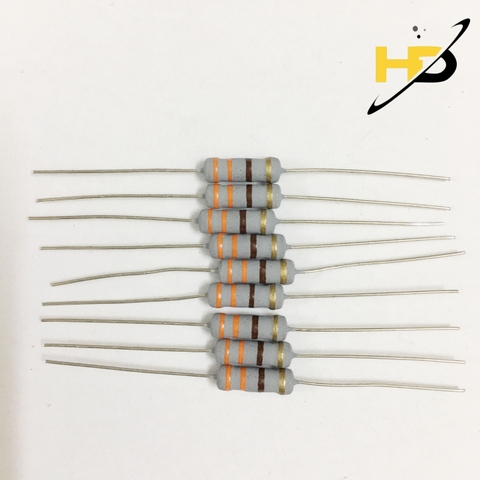 Điện Trở Công Suất 330 Ohm 1W 5% Chân Đồng