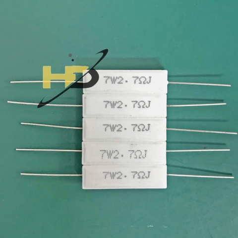 Điện Trở Sứ 7W 2.7R 5%, Điện Trở Công Suất