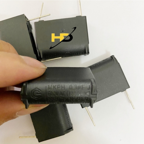 Tụ Bếp Từ 0.3uF 600VAC 1200VDC Dáng Đứng