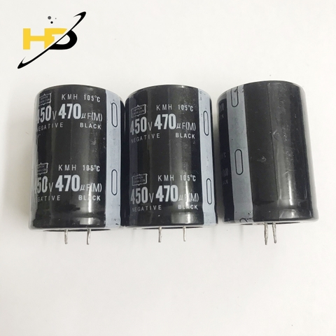 Tụ Điện 450V 470uF Kích thước 35x51mm Chân Cứng