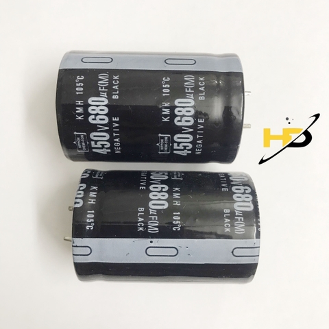 Tụ Lọc Nguồn 450V 680uF Chân Cứng Loại Tốt