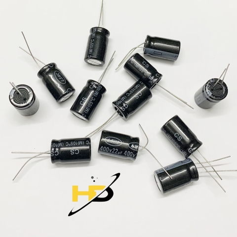 Tụ Điện LSHC 22uF 400V Kích Thước 13x20mm Dùng Cho Mạch Điện Tử