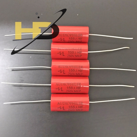 Tụ Loa Không Phân Cực 1.5uF 250V 155J Màu Đỏ