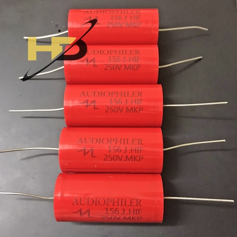 Tụ Không Phân Cực 15uF 250V Audiophiler Màu Đỏ Loại Tốt