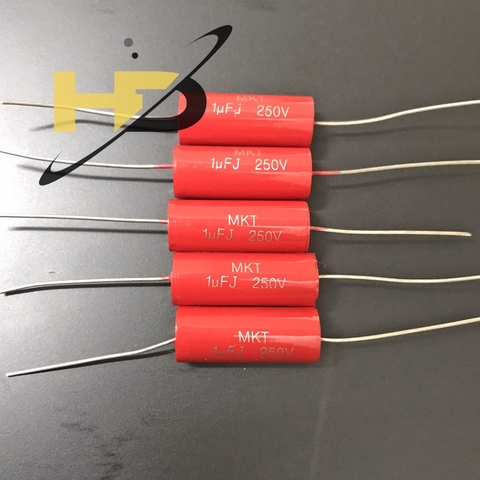 Tụ Đỏ MKP 1uF 250V Audiophiler Phân Tần Bảo Vệ Loa Treble