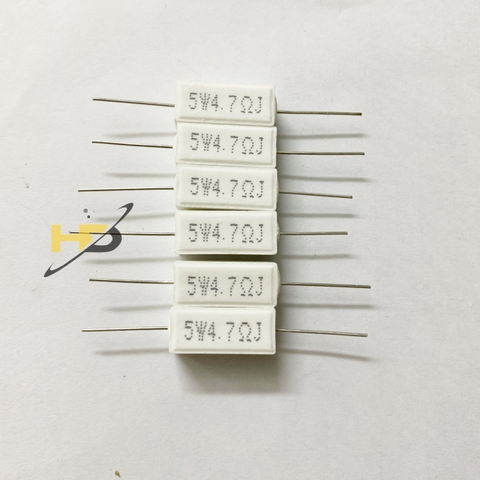 Điện Trở Sứ 5W 4.7R 5%, Điện Trở Công Suất
