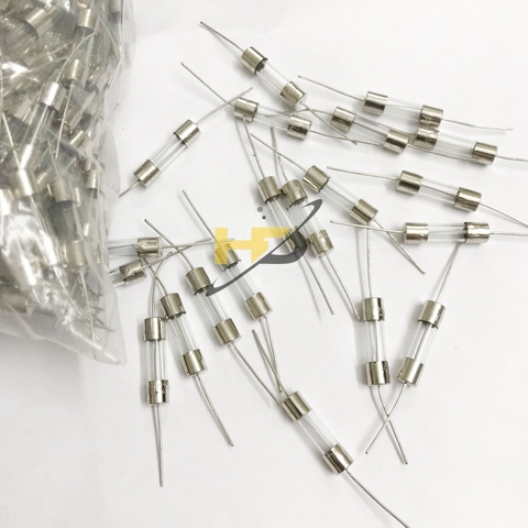 Cầu Chì Thủy Tinh F10A 250V 5x20mm Chân Cắm