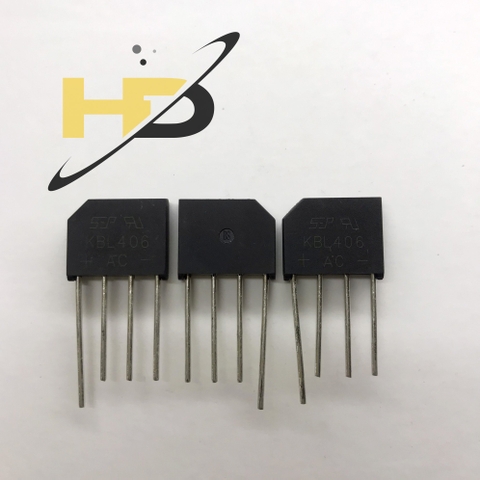 KBL406 Diode Cầu 4A 600V DIP-4 Vuông Chính Hãng SEP