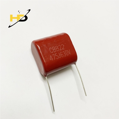 Tụ CBB 630V 475J 4.7uF 27mm 475J630V Nâu Đỏ