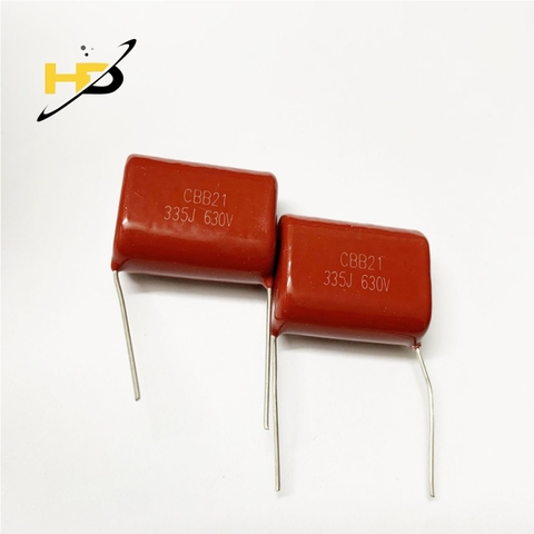 Tụ CBB 630V 335J 3.3uF 335J630V 26mm Nâu Đỏ