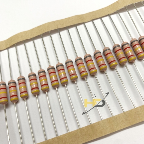 Điện Trở Vạch 1W 820K 2% Đóng Dây Loại Tốt