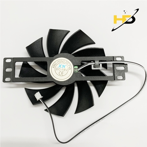 Quạt Gió Tản Nhiệt Bếp Từ 18VDC 9 Cánh Vuông Sải Cánh 11cm