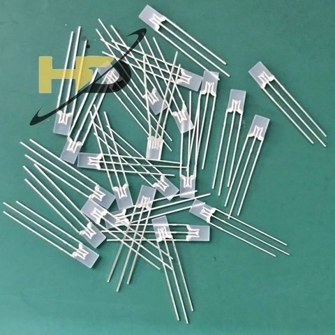 LED Vuông 3 Chân Ánh Sáng Xanh Đỏ 2x5x7mm Siêu Sáng