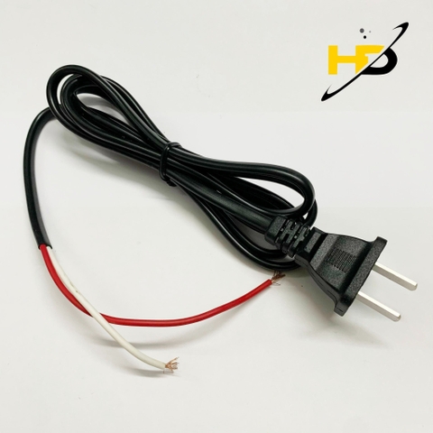 Dây Cáp Nguồn 250V 10A Kích thước 2x0.5mm Chân Dẹt