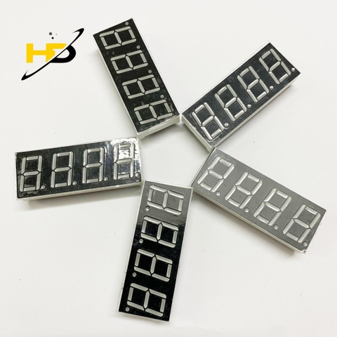 Led 7 Thanh 0.56 inch 4 Số Ánh Sáng Vàng A Chung 12 Chân