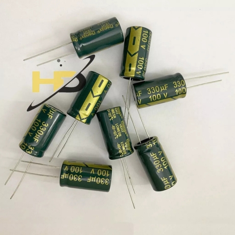 Tụ Điện Phân Cực 100V 330uF Tần Số Cao Loại Tốt