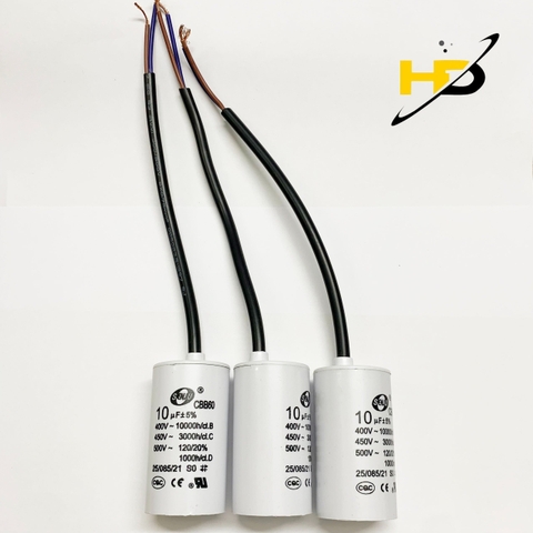 Tụ Máy Bơm Nước CBB60 10uF 450VAC 5% SENJU Loại Tốt