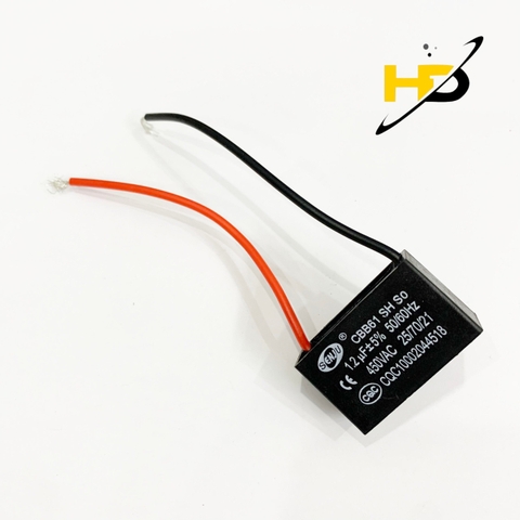 Tụ Quạt Dây CBB61 1.2uF 450VAC 50/60Hz SENJU
