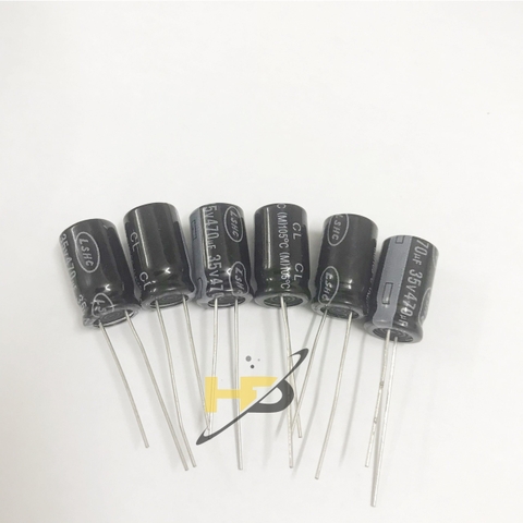 Tụ Hóa Phân Cực 470UF 35V Đen, Tụ Điện