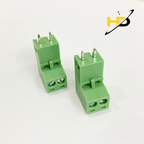 Bộ Cầu Đấu Dây Domino 2P 2EDG 5.08MM Chân Thẳng