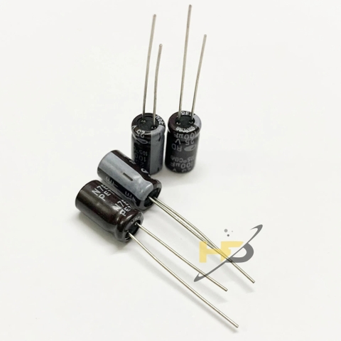 Tụ Hóa 25V 100UF Chính Hãng Samwha Xuyên Lỗ
