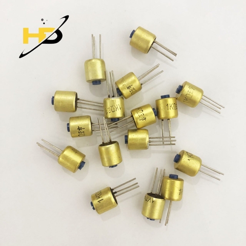 Chiết Áp Vàng 1K 350V 3 Chân Tròn, Biến Trở Chia Áp