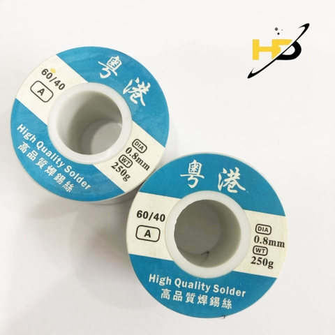 Thiếc Hàn Loại Dây 0.6mm 60/40 Trọng lượng 250g Dùng Cho Hàn Mạch Điện Tử
