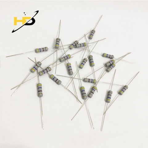 Điện Trở Vạch 470R 1W Chân Cắm Mới 100% (Gói)