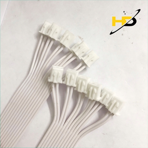Dây Cap Kết Nối Loại 2P 2 Đầu Cắm  Dài 35cm , Dây Bus Chuyển Đổi Màu Trắng Hồng