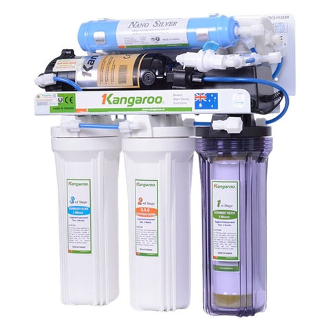 Máy Lọc Nước RO Kangaroo KG105KV Công Nghệ NANO Silver Diệt Khuẩn