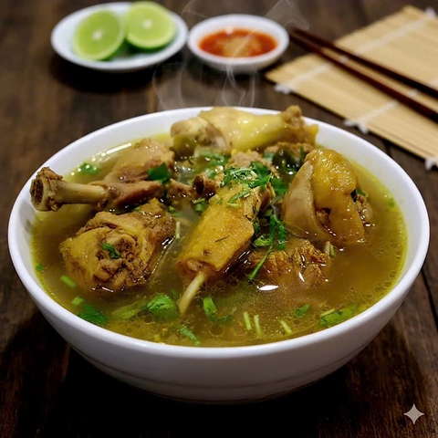 Xáo Gà Lá Chanh