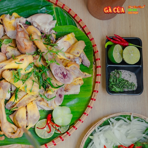 Gà Hấp Lá Chanh