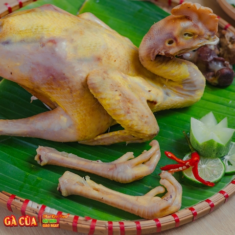 Gà Hấp Lá Chanh