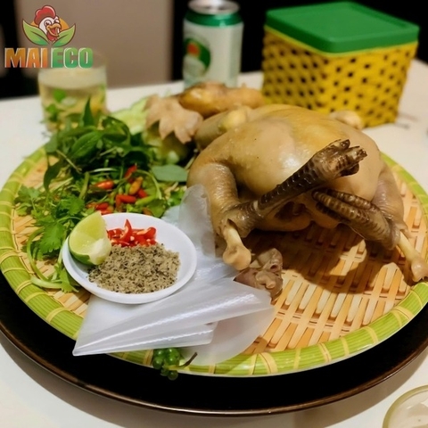 Gà Hấp Lá Chanh