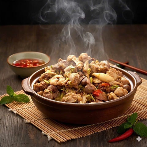 Gà Kho Sả