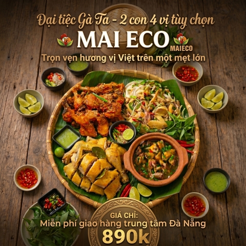 2️⃣ Gà 2 Con 4 Vị (Tùy chọn)