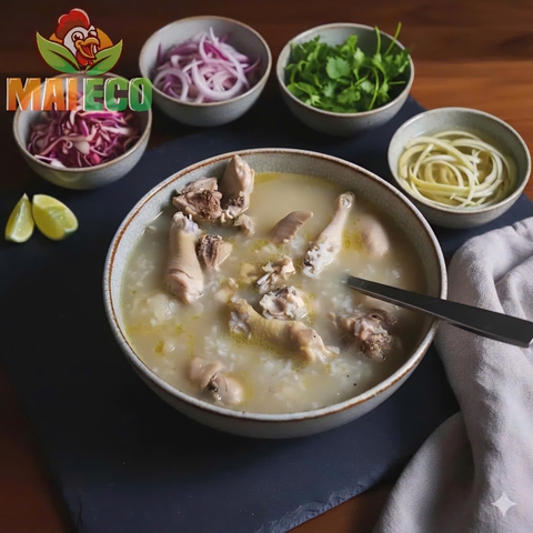 Cháo Gà Đậu Xanh