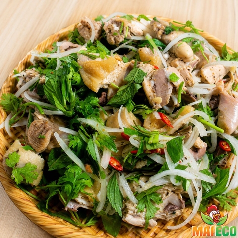 Gà Hấp Lá Chanh Chặt Bóp
