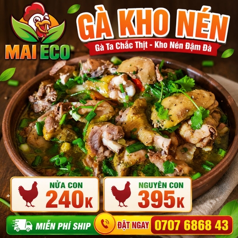 Gà Kho Nén