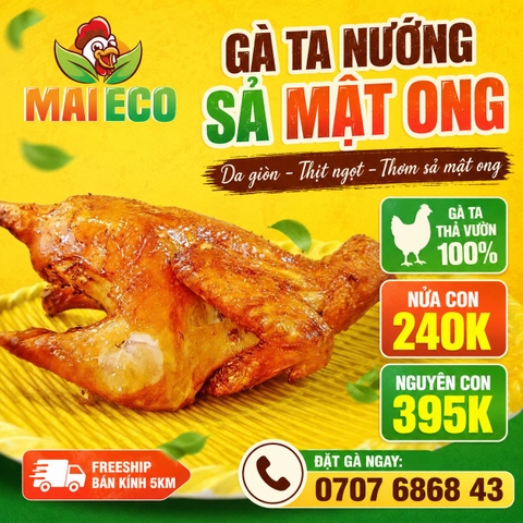 Gà Nướng Sả Mật Ong