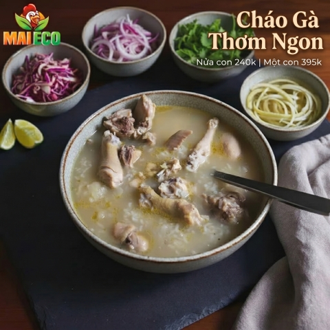 Cháo Gà Đậu Xanh