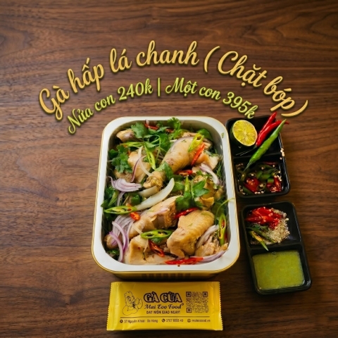 Gà Hấp Lá Chanh