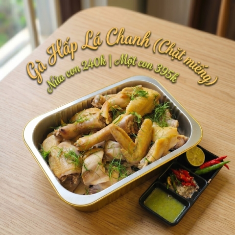 Gà Hấp Lá Chanh