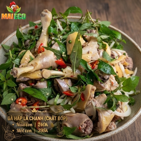 Gà Hấp Lá Chanh